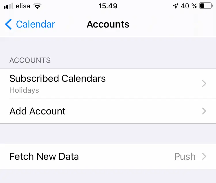 
Tap Add Account.
