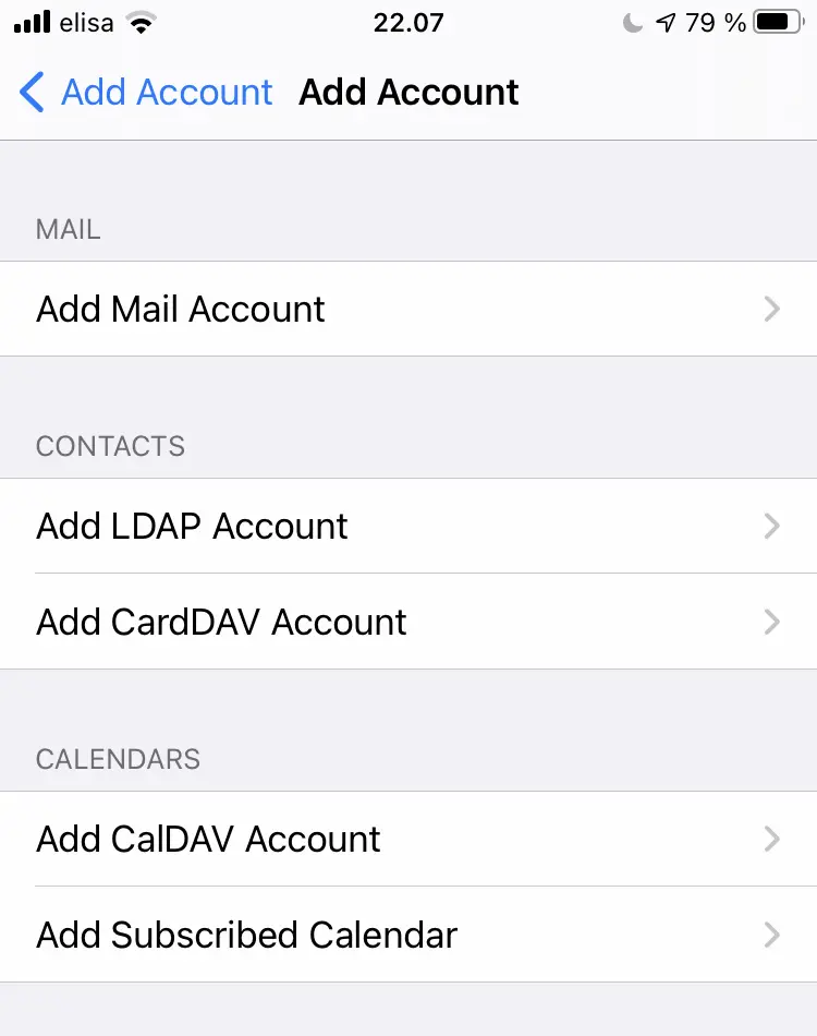 
Tap Add Subscribed Calendar.
