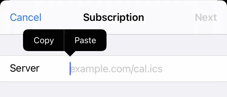 
Tap Paste.
