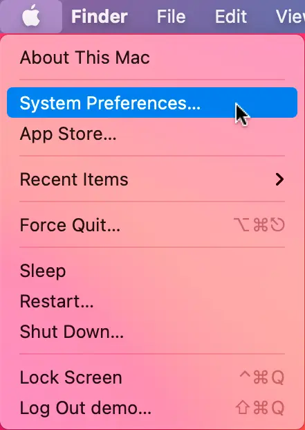 
If rebooting did not fix the issue, next we'll try logging out of iCloud and then logging back in.
Open the  menu and select System Preferences&hellip;
