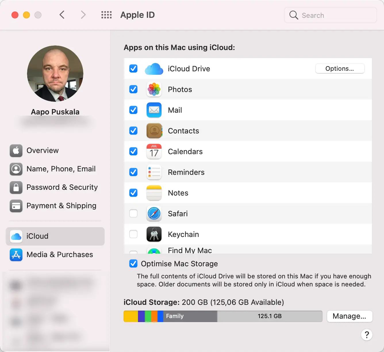 
Click Overview.

