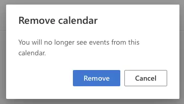 
Click Remove.
