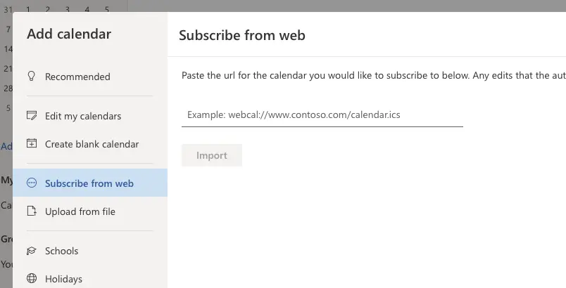 
Go to the empty field with Example... and paste the clipboard contents there. The result will look something like https://www.webcal.guru/....
