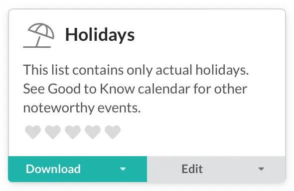 
On the Mine kalendere page, select a calendar you wish enable alarms for.
Click Rediger.
