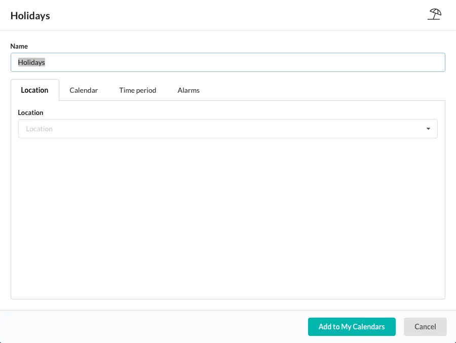 
Adjust the subscription settings if needed and click Legg til mine kalendere.
