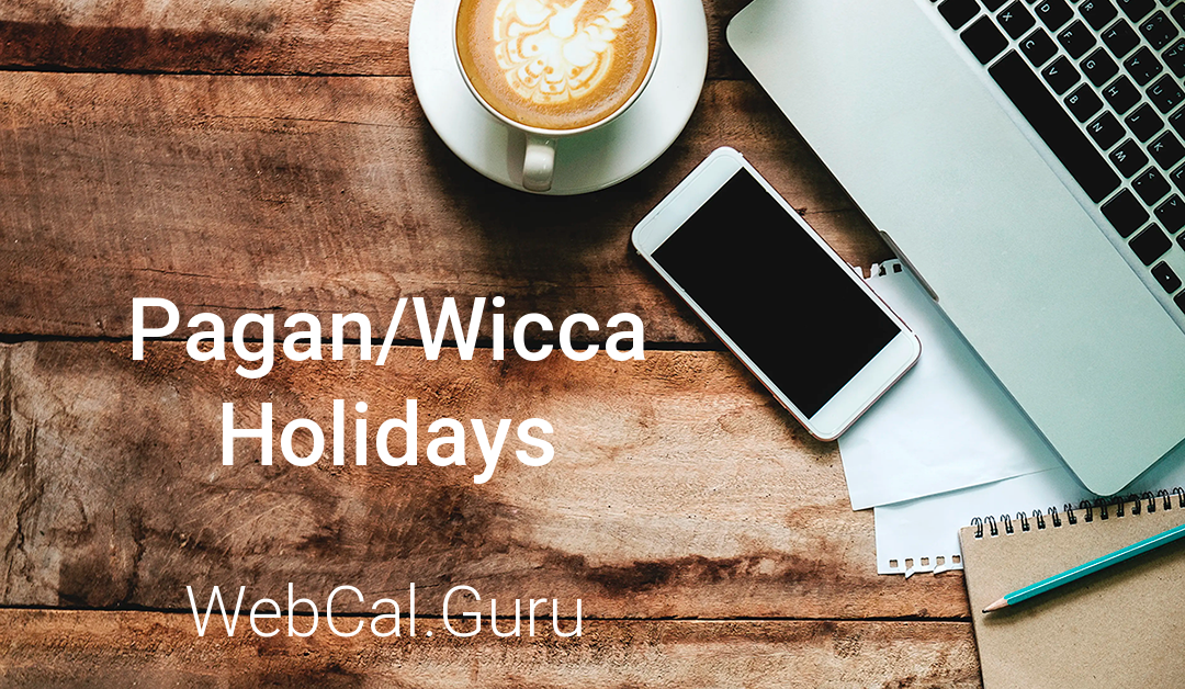 Pagan/Wicca holidays and festivities calendar 2026-2027