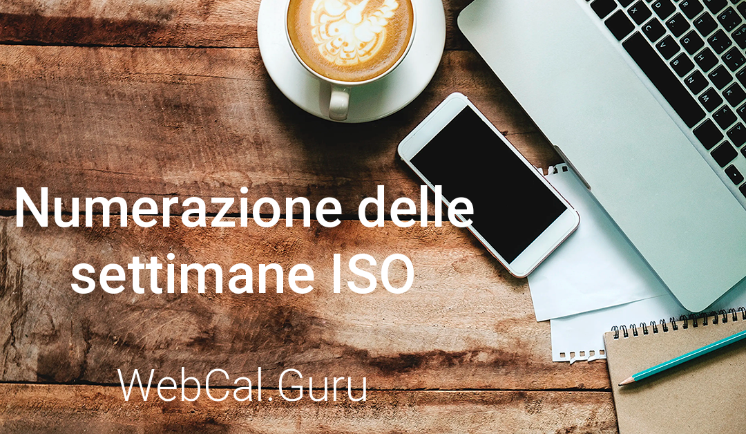 Calendario di numerazione delle settimane ISO 2026-2027